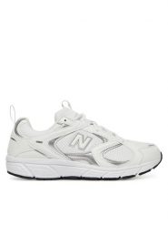 New Balance Sneakersy ML408W Biały. Białe buty sportowe casual New Balance, bez wzorów, ze skóry, bez zapięcia. Za 309.99 zł.