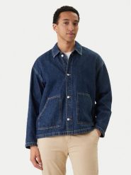 Jack & Jones Koszula jeansowa Cambridge 12293585 Granatowy Oversize. Niebieskie koszule Jack & Jones, m, bez wzorów, z bawełny, bez kołnierzyka, bez ramiączek. Za 209.99 zł.