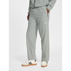 Spodnie do biegania Hummel Pulse. Szare buty do biegania Hummel, bez wzorów, z dresówki, bez zapięcia, do biegania. Za 267.00 zł.