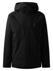 Haglöfs Kurtka narciarska "Gondol Insulated" w kolorze czarnym rozmiar: M. Czarne kurtki outdoor i hardshell Haglöfs, m, bez wzorów, bez kaptura. Za 810.72 zł.