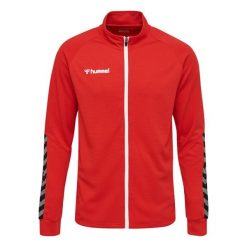 Kurtka Hummel Zip hmlAUTHENTIC Poly. Czerwone kurtki Hummel, m, bez wzorów, bez kaptura, na fitness i siłownię. Za 238.00 zł.