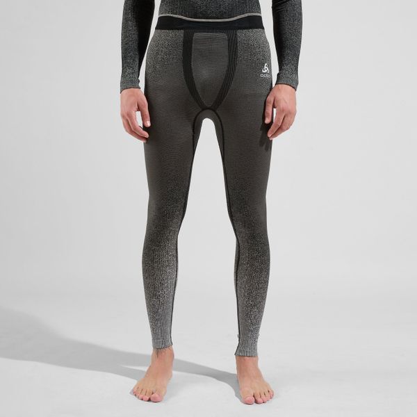 Legginsy termoaktywne męskie Odlo BLACKCOMB ECO. Czarne bielizna termoaktywna ODLO, na zimę, m, bez wzorów, z elastanu, bez ramiączek, do biegania. Za 300.29 zł.