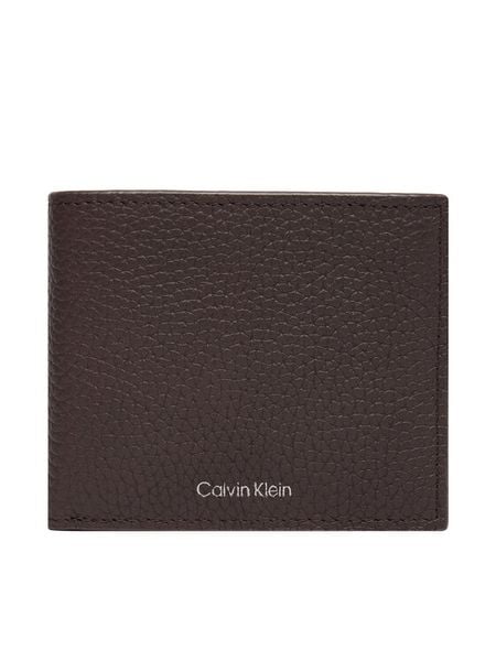 Calvin Klein Portfel LV04D1138G Brązowy. Brązowe portfele CALVIN KLEIN, bez wzorów, ze skóry. Za 329.99 zł.