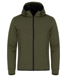 Clique Hayden kurtka z kapturem w tkaninie air-layer, z recyklingowanym. Zielone kurtki CLIQUE, xl, bez wzorów, z elastanu, z kapturem. Za 248.38 zł.