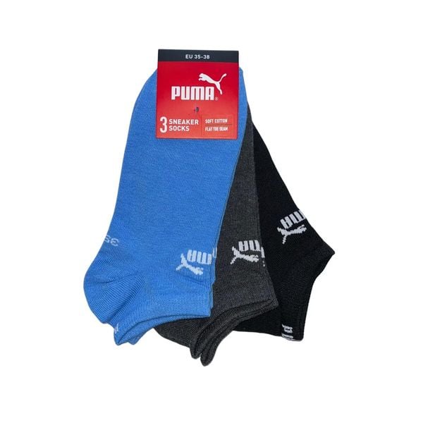 Skarpety Puma ELEMENTS PLAIN SNEAKER 3-PACK 94710905. Skarpetki sportowe Puma, bez wzorów, z bawełny. Za 58.41 zł.