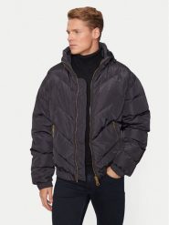 Versace Jeans Couture Kurtka puchowa 77GAU404 Czarny Regular Fit. Czarne kurtki Versace Jeans Couture, m, bez wzorów, z jeansu, bez kaptura. Za 1,549.00 zł.