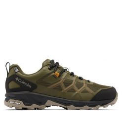 Trekkingi Columbia. Brązowe buty trekkingowe Columbia, bez wzorów, bez zapięcia. Za 569.99 zł.