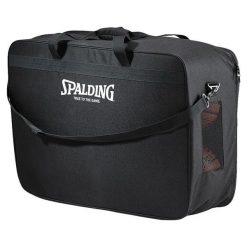 Torba na piłki Spalding. Czarne torby na ramię Spalding, bez wzorów, z materiału, na ramię, bez dodatków. Za 257.05 zł.