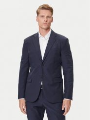 Guess Marynarka M4YN00 WG9Z2 Granatowy Regular Fit. Niebieskie garnitury Guess, l, z aplikacjami, z syntetyku. Za 559.99 zł.