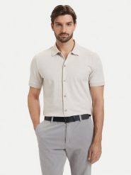 BOSS Koszula H-Powell 102 50560014 Beżowy Regular Fit. Brązowe koszule Boss, m, bez wzorów, z bawełny, bez kołnierzyka, bez ramiączek. Za 629.99 zł.