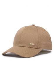 BOSS Czapka z daszkiem Ari 50566243 Beżowy ciemny. Brązowe czapki z daszkiem Boss, bez wzorów, z poliesteru. Za 254.99 zł.