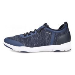 Geox Tenisówki Męskie Nebula X 44 Ciemnoniebieskie. Trampki marki Geox. W wyprzedaży za 391.00 zł.