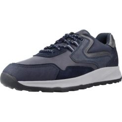 Buty GEOX U TERRESTRE A Niebieski. Niebieskie buty turystyczne Geox, bez wzorów, z syntetyku, bez zapięcia, na fitness i siłownię. Za 267.99 zł.