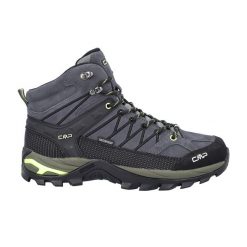 Buty trekkingowe męskie CMP Rigel Mid. Szare trekkingi CMP, bez wzorów, bez zapięcia. Za 349.99 zł.