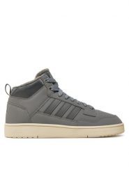 Adidas Sneakersy Rapid Court Mid Winterized JR0169 Szary. Szare buty sportowe casual Adidas, bez wzorów, ze skóry, bez zapięcia. Za 219.99 zł.