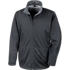 Kurtka Result Softshell imperméable. Czarne kurtki RESULT, l, bez wzorów, z polaru, bez kaptura. Za 153.20 zł.