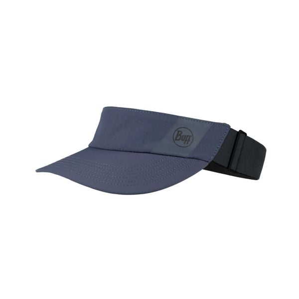 Czapka z daszkiem BUFF SPEED VISOR SOLID ASH. Niebieskie czapki z daszkiem Buff, bez wzorów, z poliesteru. Za 139.90 zł.
