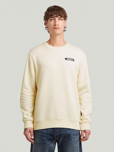 G-Star Bluza w kolorze kremowym rozmiar: XL. Brązowe bluzy G-Star, xl, bez wzorów, bez kaptura. Za 224.52 zł.