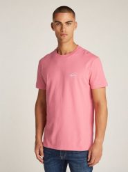 TOMMY JEANS Koszulka w kolorze jasnoróżowym rozmiar: XL. Różowe bezrękawniki Tommy Jeans, xl, bez wzorów, z bawełny, bez kołnierzyka, bez ramiączek. Za 150.37 zł.