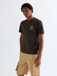 MESKA KOSZULKA WRANGLER EMBROIDERY TEE WREN 112377991. T-shirty Wrangler, xl, bez wzorów, bez kołnierzyka, bez ramiączek. Za 69.99 zł.
