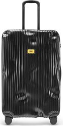 Walizka Stripe duża Super Black. Czarne walizki Crash Baggage, bez wzorów, duże. Za 1,800.00 zł.