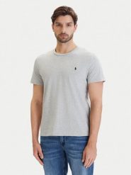 Polo Ralph Lauren T-Shirt 714844756008 Szary Regular Fit. Szare koszulki polo Polo Ralph Lauren, m, bez wzorów, z bawełny, bez kołnierzyka, bez ramiączek. Za 269.99 zł.