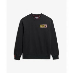 Bluza Superdry Service Supply. Czarne bluzy Superdry, m, bez wzorów, bez kaptura. Za 326.00 zł.