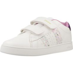 Buty GEOX J ECLYPER Biały. Białe buty trekkingowe Geox, bez wzorów, z syntetyku, bez zapięcia. Za 189.99 zł.