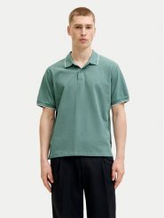 Jack & Jones Polo Weston 12297755 Zielony Regular Fit. Zielone koszulki polo Jack & Jones, m, bez wzorów, z bawełny, bez kołnierzyka, bez ramiączek. Za 129.99 zł.