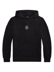 Polo Ralph Lauren Bluza 714P03152001 Czarny Regular Fit. Czarne bluzy Polo Ralph Lauren, l, bez wzorów, z syntetyku, bez kaptura. Za 399.99 zł.