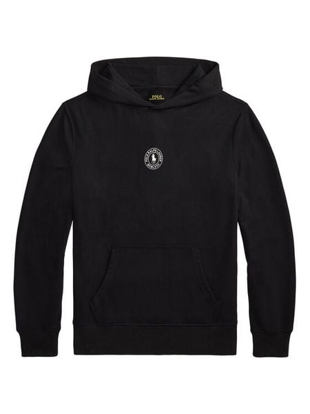 Polo Ralph Lauren Bluza 714P03152001 Czarny Regular Fit. Czarne bluzy Polo Ralph Lauren, m, bez wzorów, z wiskozy, bez kaptura. Za 354.03 zł.