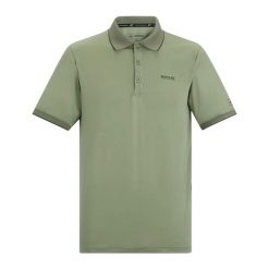 Koszulka polo z dżerseju Regatta Remex II. Zielone koszulki polo Regatta, m, bez wzorów, z dżerseju, bez kołnierzyka, bez ramiączek. Za 166.50 zł.