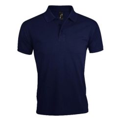 Męska Koszulka Polo Prime. Niebieskie koszulki polo SOL'S, m, bez wzorów, bez kołnierzyka, bez ramiączek, do biegania. Za 114.99 zł.