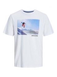 Jack & Jones Koszulka w kolorze białym rozmiar: L. Białe bezrękawniki Jack & Jones, l, bez wzorów, z bawełny, bez kołnierzyka, bez ramiączek. Za 39.49 zł.