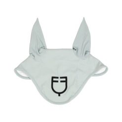 Czapka z muchą dla koni Equestro. Szare krawaty i muchy EQUESTRO, bez wzorów, z materiału. Za 70.50 zł.