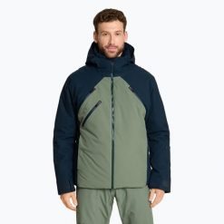 Kurtka narciarska męska ZIENER Tarago. Zielone kurtki narciarskie i snowboardowe Ziener, m, bez wzorów, narciarskie. Za 1,199.00 zł.