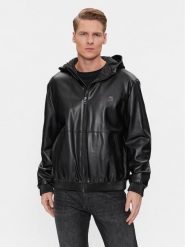 Hugo Kurtka skórzana Bennu-L 50498321 Czarny Regular Fit. Czarne kurtki Hugo, l, bez wzorów, z syntetyku, bez kaptura. Za 689.99 zł.
