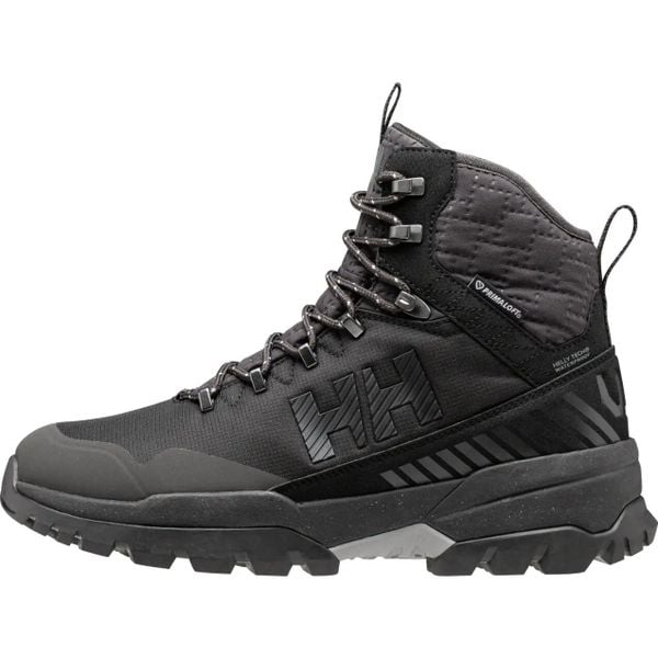 Buty trekkingowe Helly Hansen Crestone ULLR HT. Czarne buty turystyczne Helly Hansen, na zimę, bez wzorów, z koronki, bez zapięcia, narciarskie, primaloft. Za 775.50 zł.