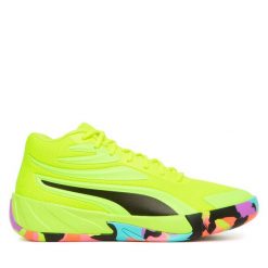 Buty do koszykówki Puma. Żółte buty do koszykówki Puma, bez zapięcia, do koszykówki. Za 269.99 zł.