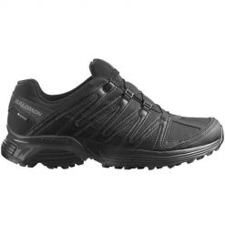 Buty trekkingowe męskie Salomon Reckon Gtx Gore-tex. Czarne buty turystyczne Salomon, bez wzorów, z gore-texu, bez zapięcia, do biegania, gore-tex. Za 744.30 zł.