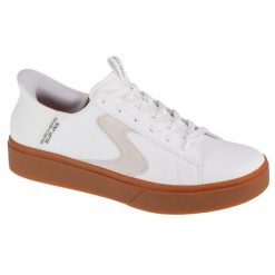 Buty sportowe Sneakersy męskie, Slip-ins: Eden LX - Strando. Białe buty sportowe casual Skechers, bez wzorów, bez zapięcia. Za 429.99 zł.