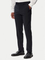 BOSS Spodnie garniturowe H-George-263 50567486 Granatowy Slim Fit. Niebieskie eleganckie spodnie Boss, m, z wełny. Za 799.99 zł.