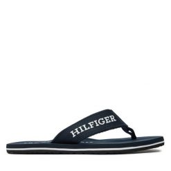 Japonki Tommy Hilfiger. Niebieskie japonki Tommy Hilfiger, bez wzorów. Za 99.99 zł.
