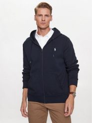 Polo Ralph Lauren Bluza 710888282002 Granatowy Regular Fit. Niebieskie bluzy Polo Ralph Lauren, m, bez wzorów, z bawełny, bez kaptura. Za 589.99 zł.