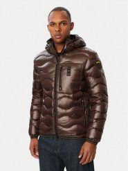 Blauer Kurtka puchowa Wave 26WBLUC03064 Brązowy ciemny Regular Fit. Brązowe kurtki Blauer, m, bez wzorów, z puchu, bez kaptura. Za 1,849.00 zł.