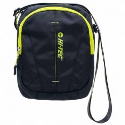 Torba Na Ramię Unisex Dla Dorosłych Logo Saquet. Czarne torby na ramię Hi-tec, bez wzorów, z poliesteru, na ramię, bez dodatków. Za 49.99 zł.