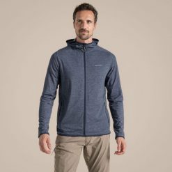 Bluza z kapturem Craghoppers NosiLife Deft. Niebieskie bluzy z kapturem Craghoppers, na lato, s, bez wzorów, z dzianiny, z kapturem. Za 367.45 zł.