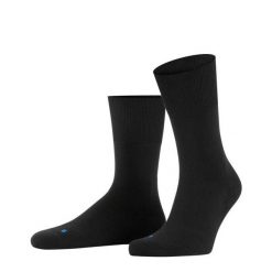Skarpety sportowe Falke. Czarne skarpetki sportowe Falke, bez wzorów, z materiału. Za 257.99 zł.