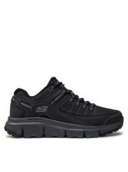 Skechers Trekkingi Summits At 237620 Czarny. Czarne buty trekkingowe Skechers, bez wzorów, ze skóry, bez zapięcia. Za 219.99 zł.