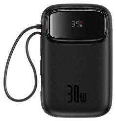Baseus QPow 2 10000 mAh 30W 2xUSB-C czarny. Czarne powerbanki . Za 109.90 zł.